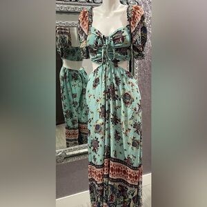 Free People Bali Citrus Skies Jumpsuit Romper